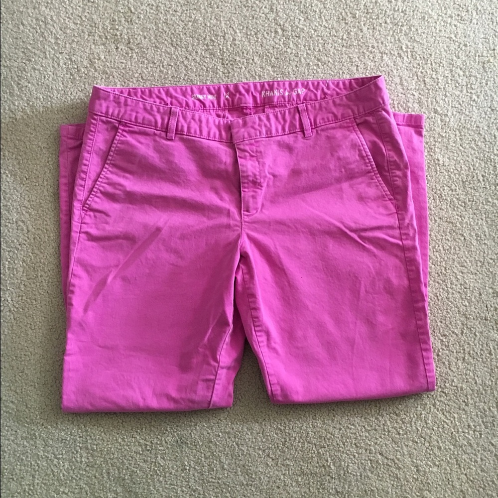 Pink skinny pants