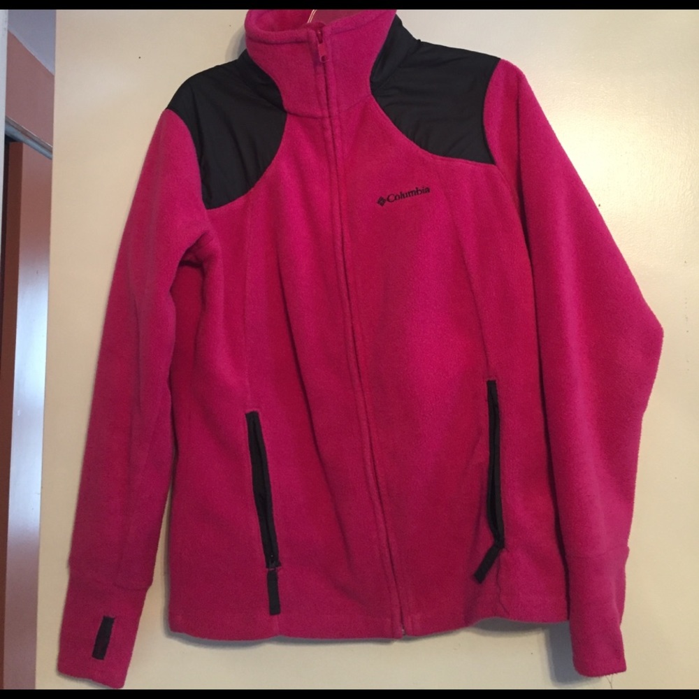 Black and pink Columbia w/ thumb holes