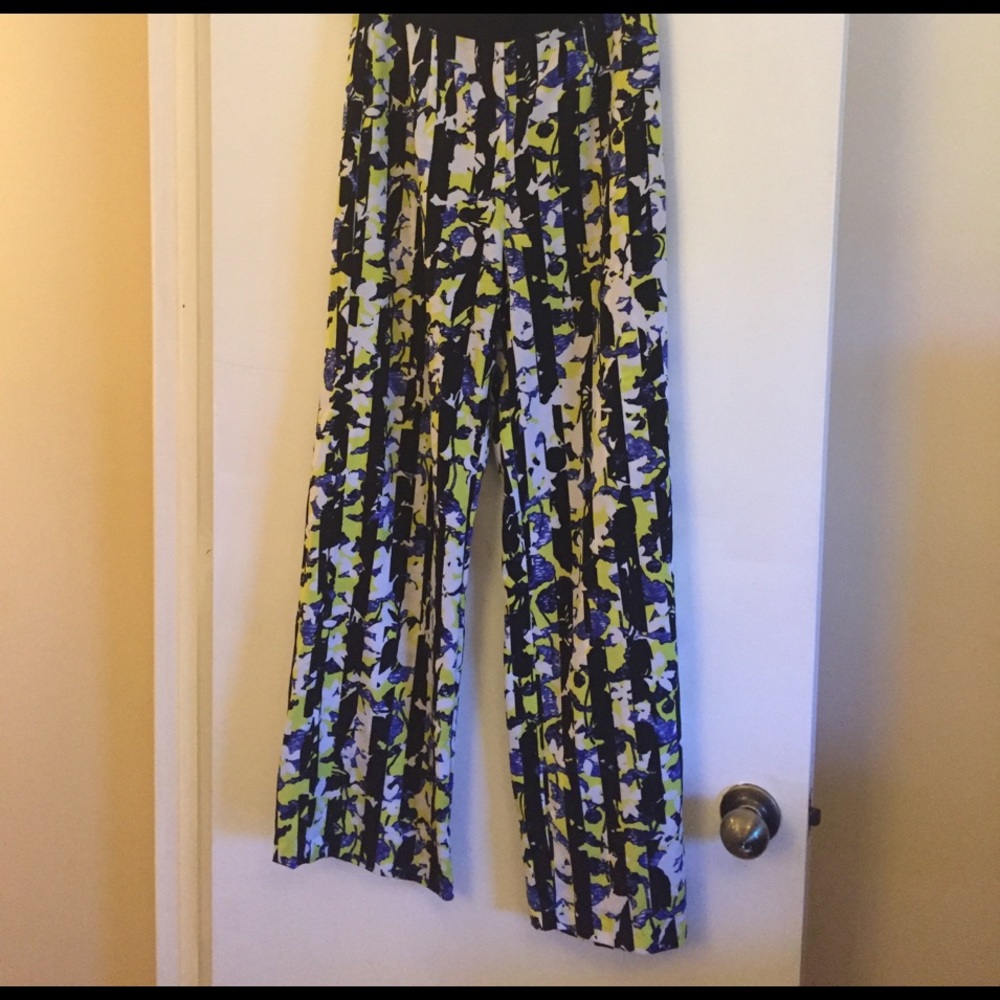 High waisted palazzo pants