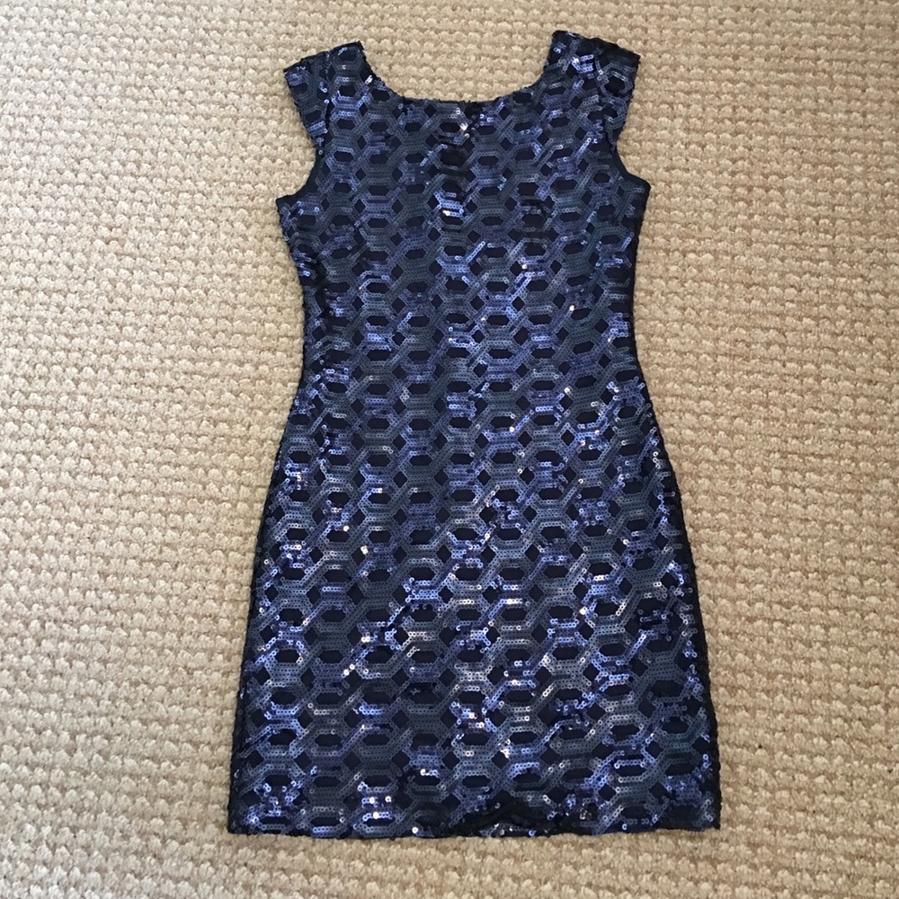 ✨Blue sparkly formal dress