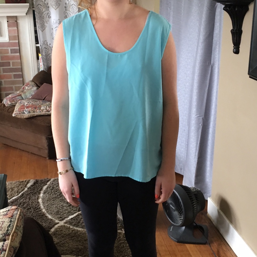 Blue Tank Top