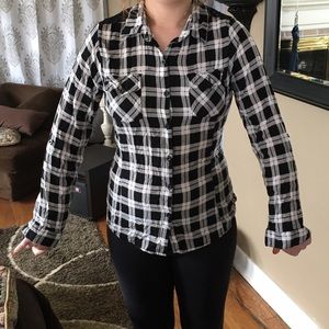 Black Flannel with Lace