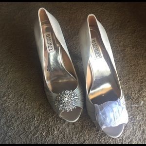 Badgley Mischka wedding heels