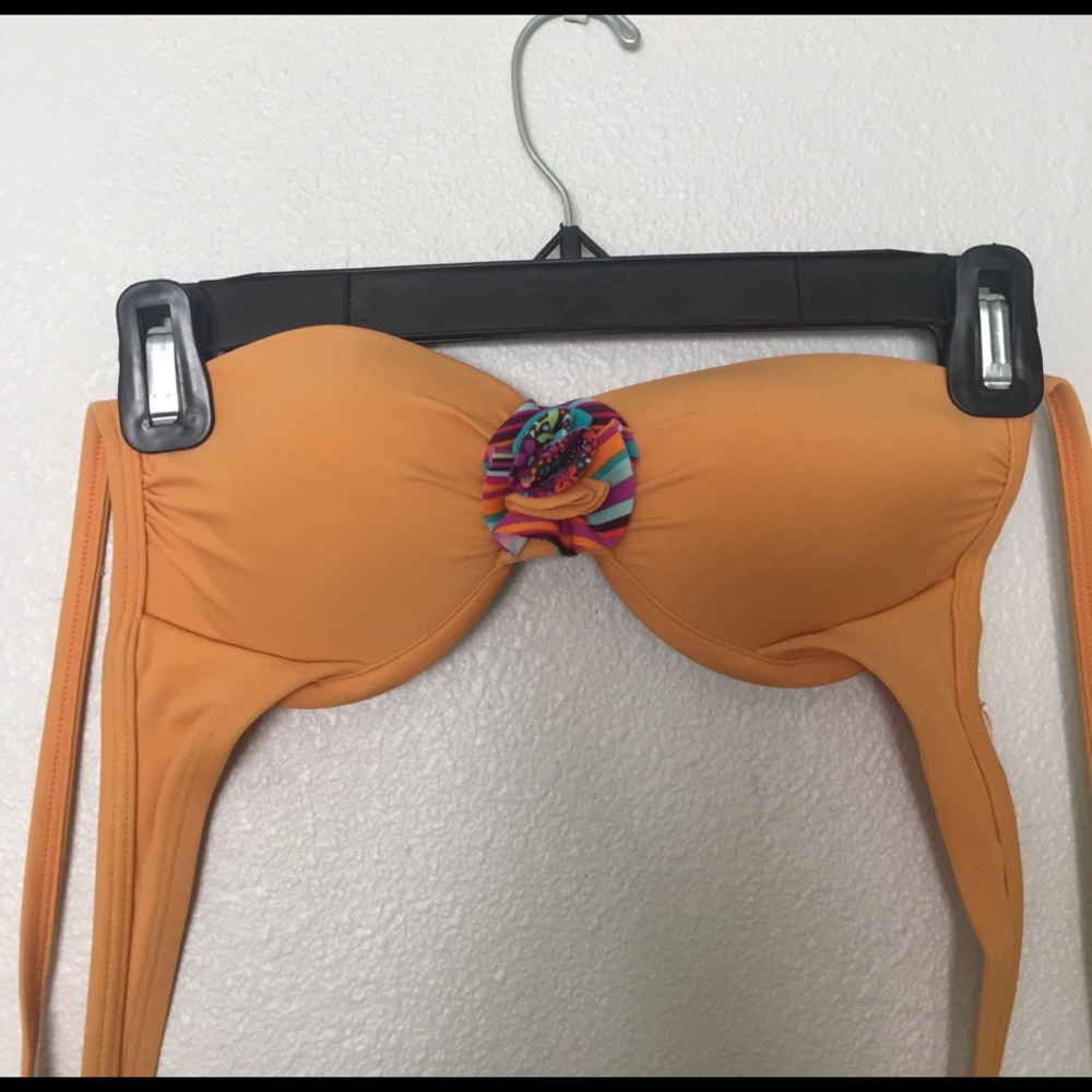 Multicolored two piece swim suit