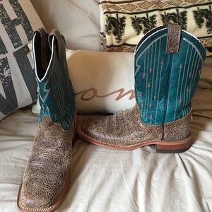 Justin Bent Rail Women's Square toe size 9