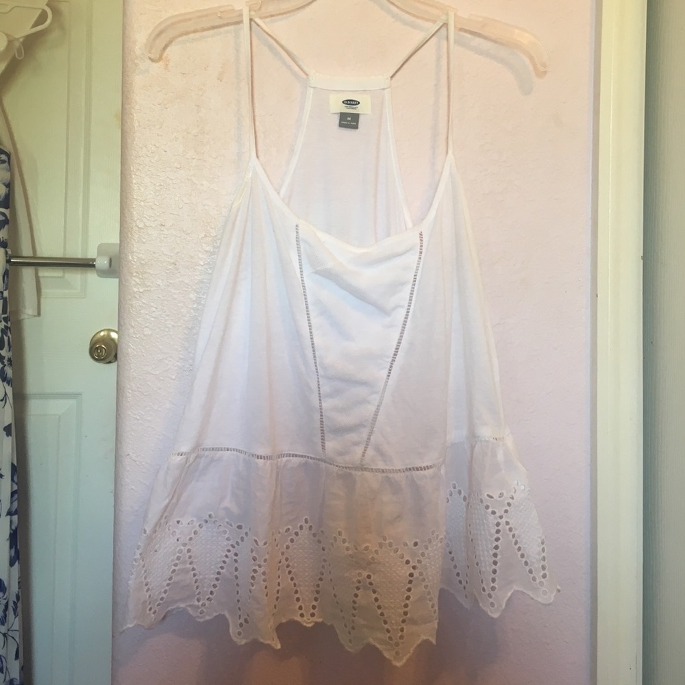 White tank top