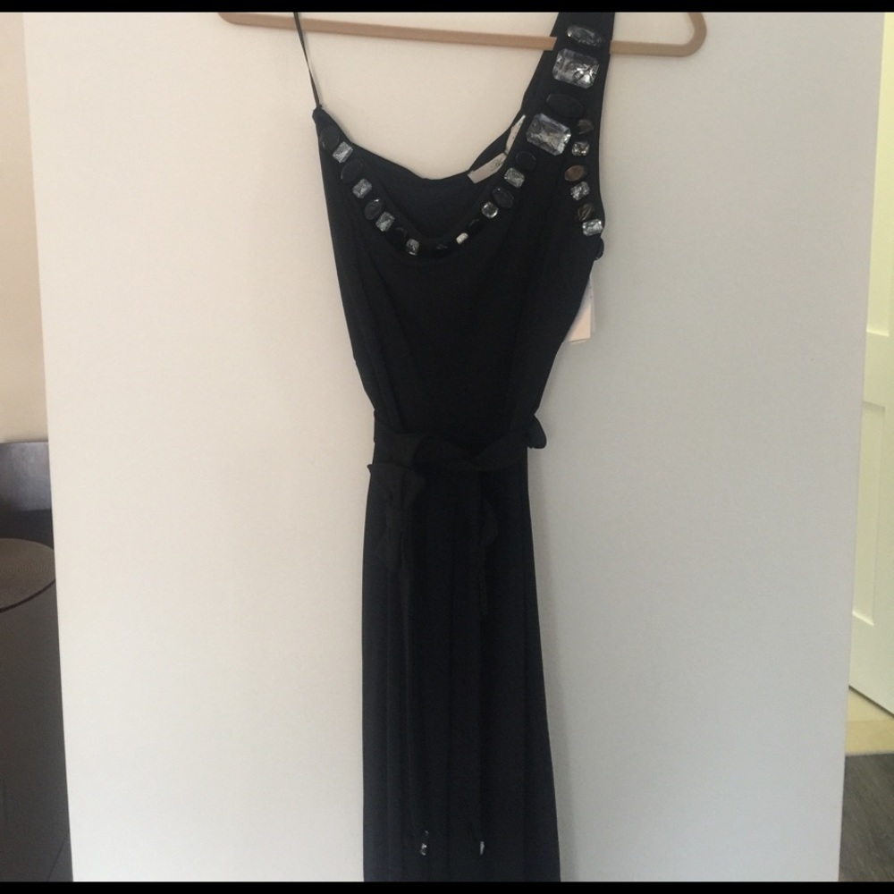 NWT Blumarine sz 46 (10-12) one shoulder evening