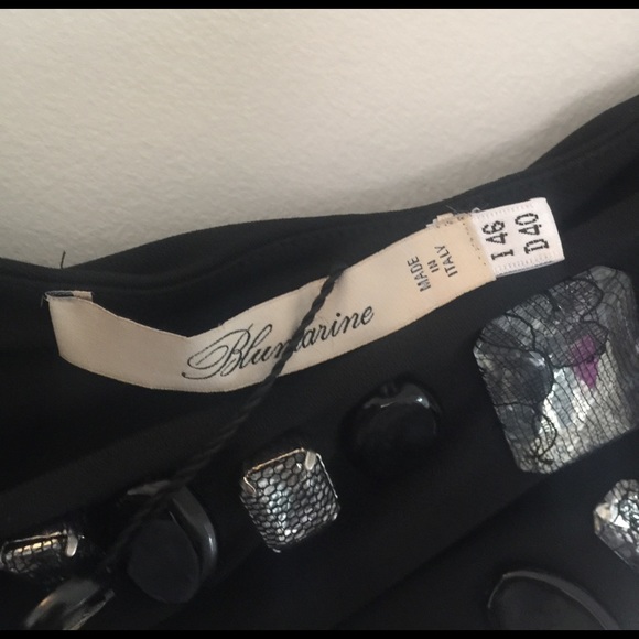 NWT Blumarine sz 46 (10-12) one shoulder evening - Picture 4 of 7