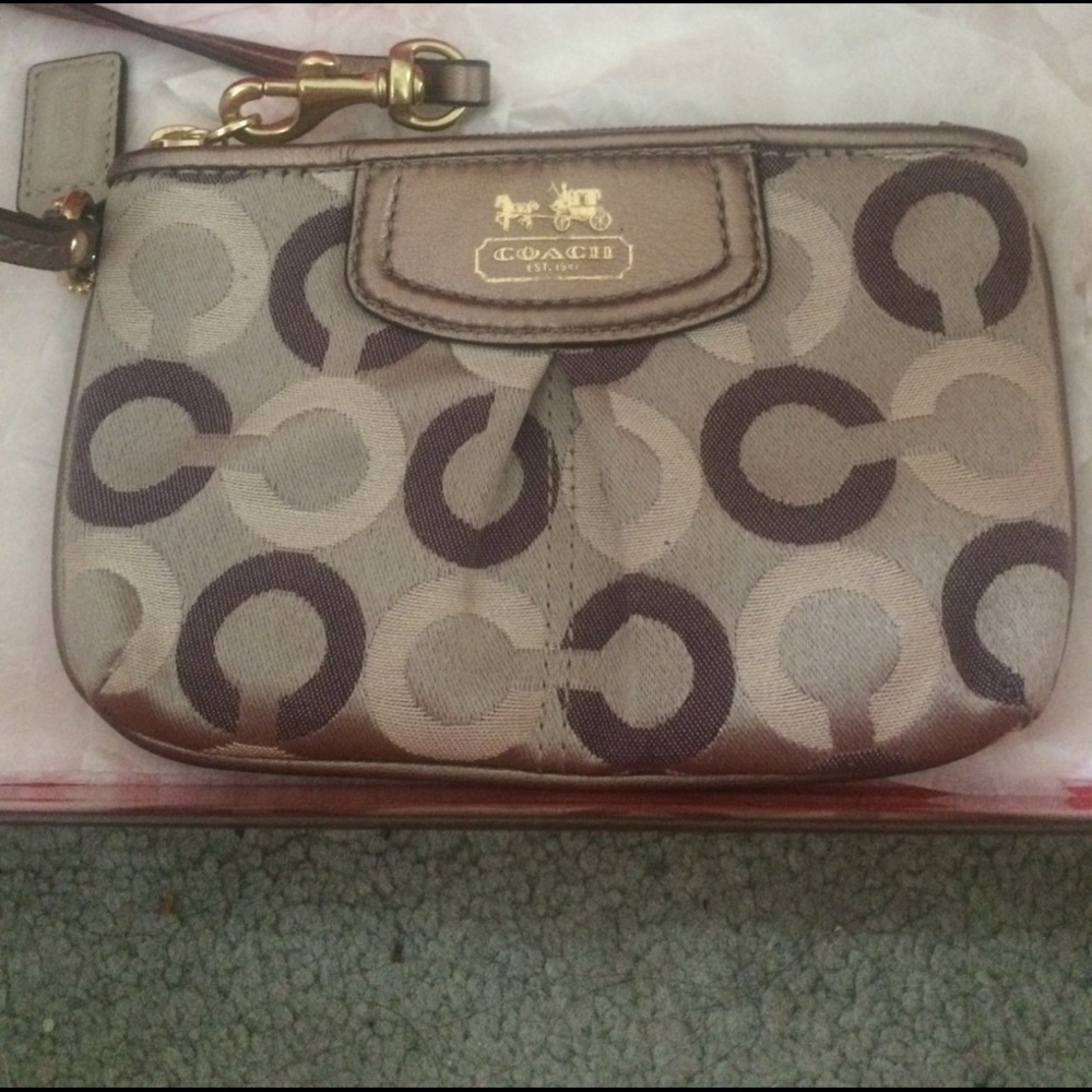 Coach wristlet
