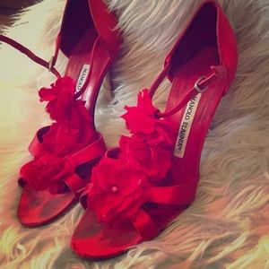 Vintage Manolo Blahnik Red