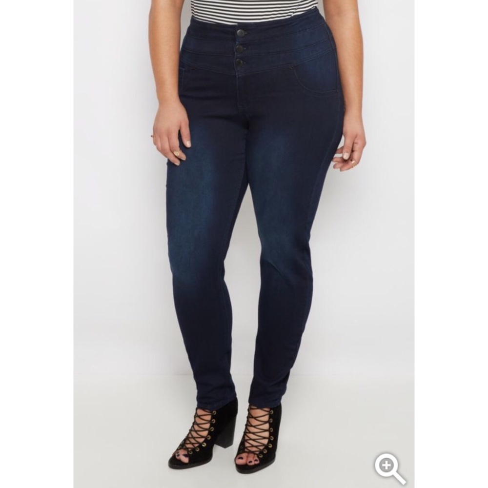 LAST ONE rue 21  high waisted skinny jean - Picture 3 of 8