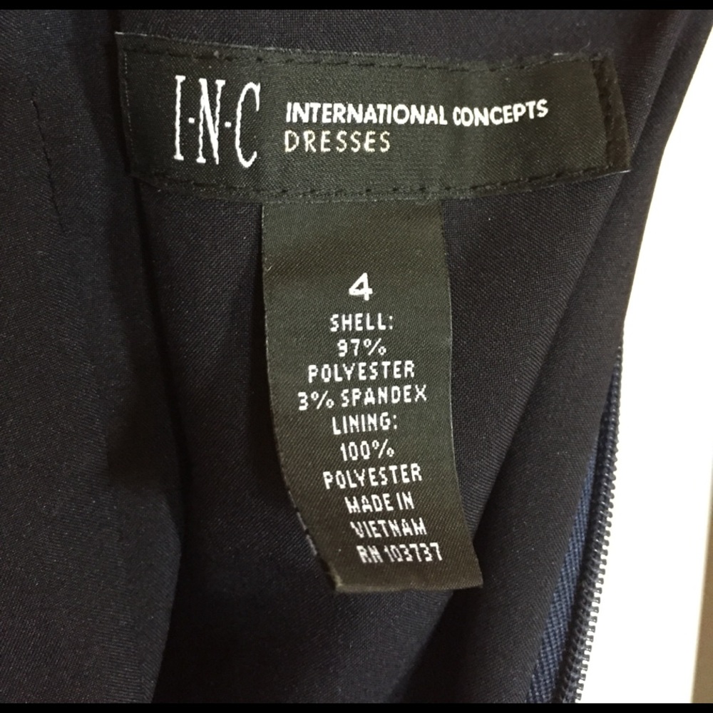 INC floral dress size 4 - Picture 3 of 3
