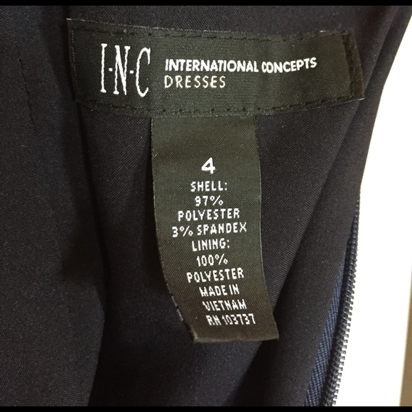 INC floral dress size 4 - Picture 3 of 3