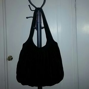 Black Velvet Handbag