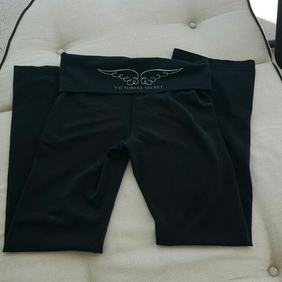 Victoria's Secret SUPERMODEL ESSENTIALS Pants - SUPERMODEL ESSENTIALS YOGA PANTS M WINGS