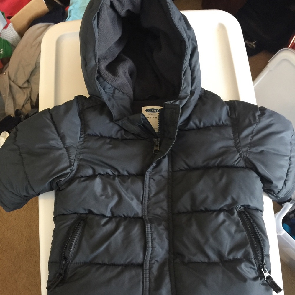 Old Navy Black Puffer Jacket 2T