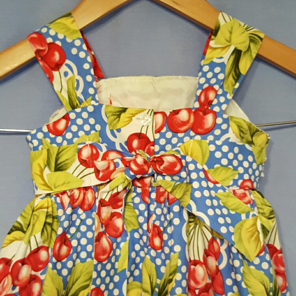 Cherry Ruffle Dress - Picture 4 of 5
