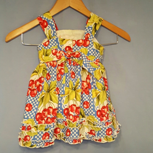 Cherry Ruffle Dress - Picture 3 of 5