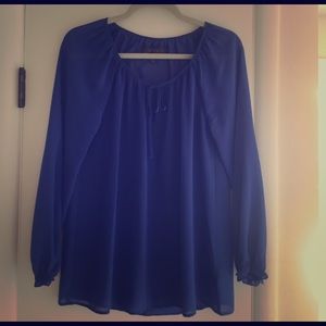 Periwinkle blue blouse