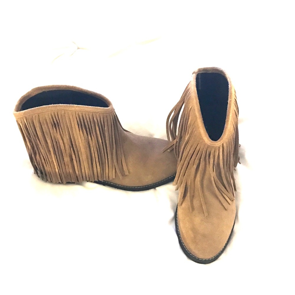 H&M Fringe ankle booties