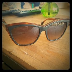 Balenciaga Black Tortoise Sunglasses