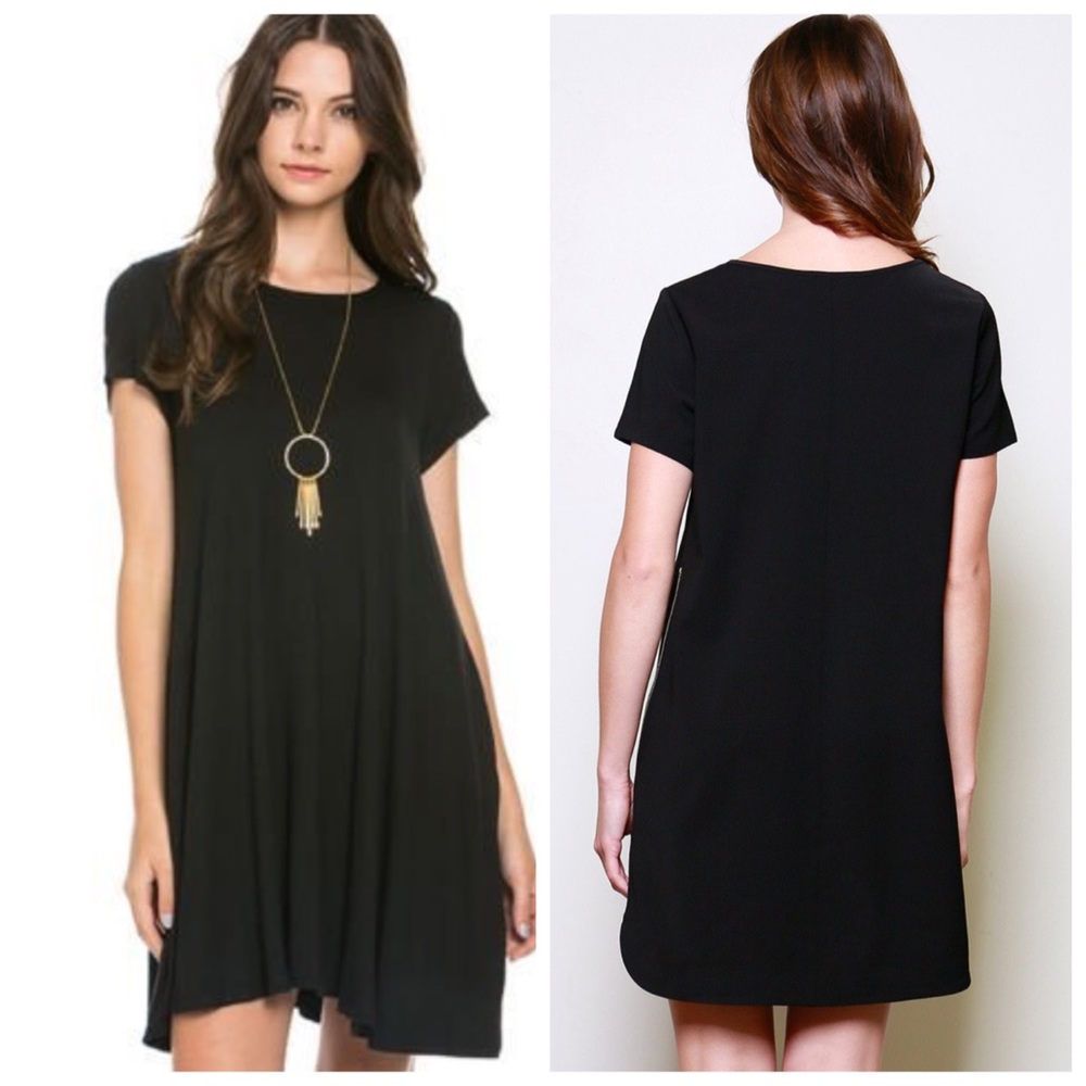 JUST IN❤Black Tunic Dress