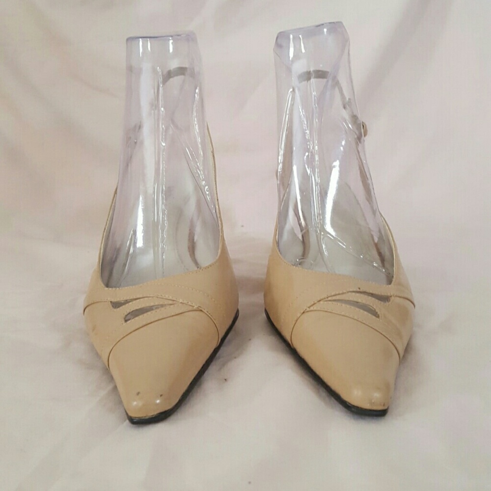 Sacha too beige slingbacks