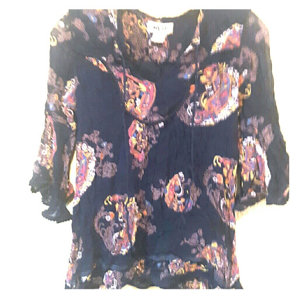 Womens multi-colored top