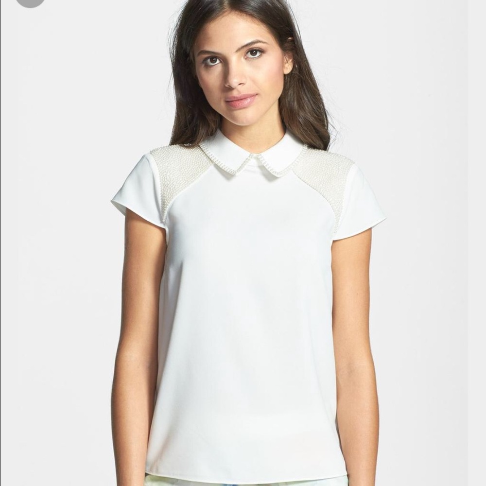 Ted baker bead collar top