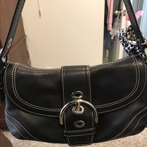 Slightly used black Coach