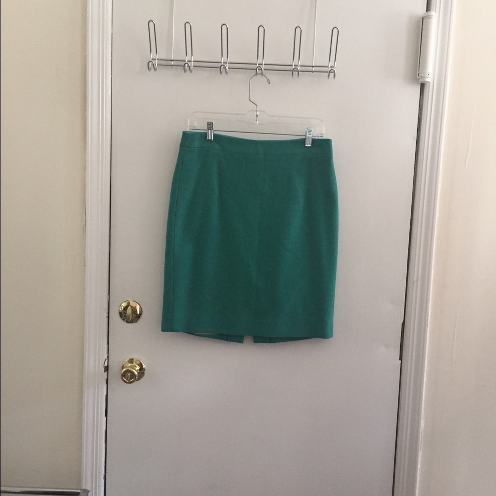 J. Crew Pencil Skirt in Wool
