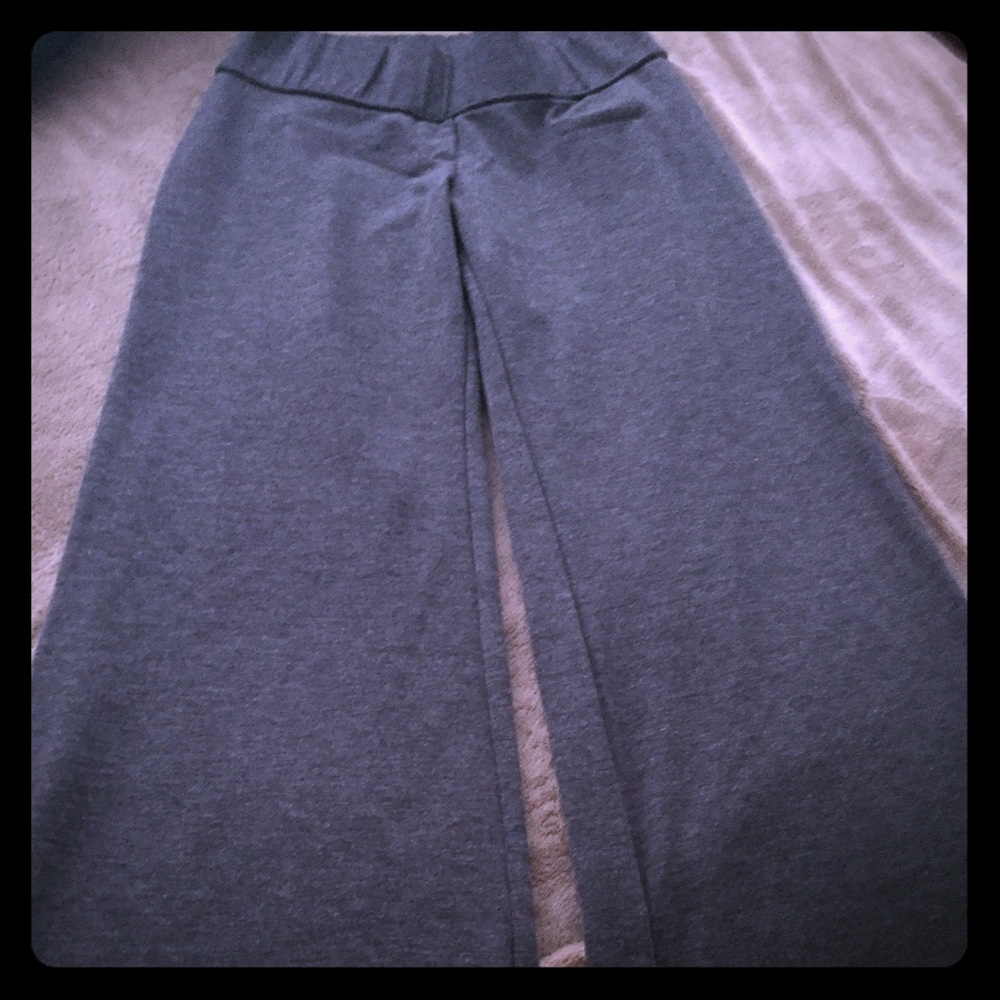 Gray Maternity Dress Pant