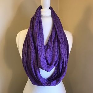 Purple Paisley Scarf