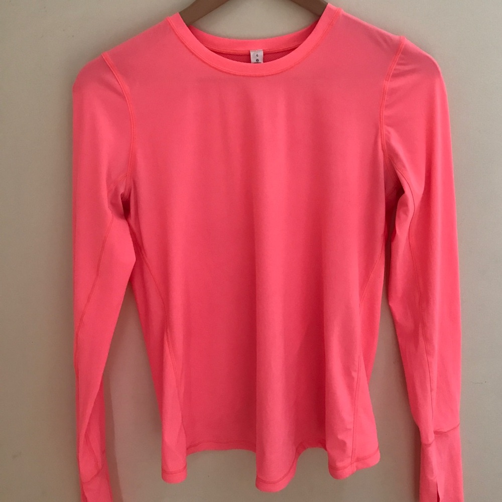 Pink Lululemon Long Sleeve Shirt