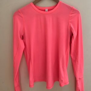 Pink Lululemon Long Sleeve Shirt