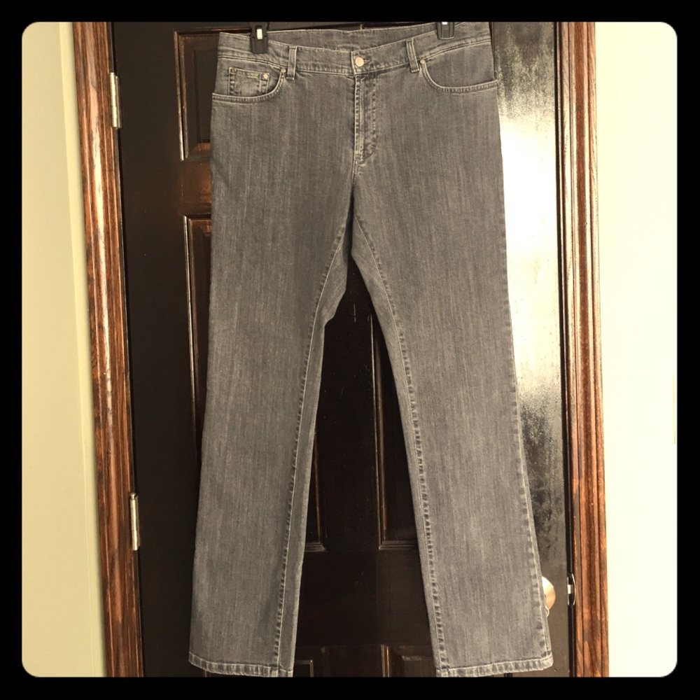 Mens Versace Collection washed black slim jeans