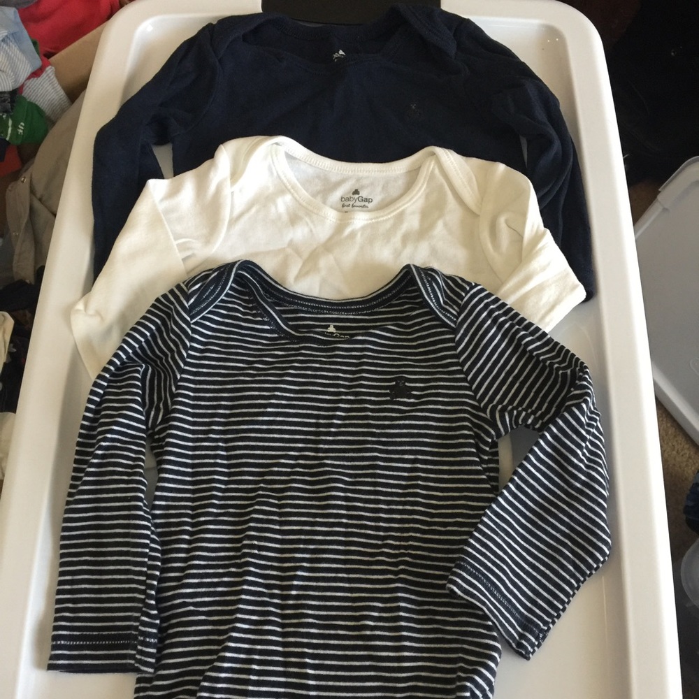 Bundle of 3 Baby Gap onesies