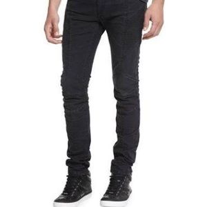 balmain pierre brand new black denim jeans