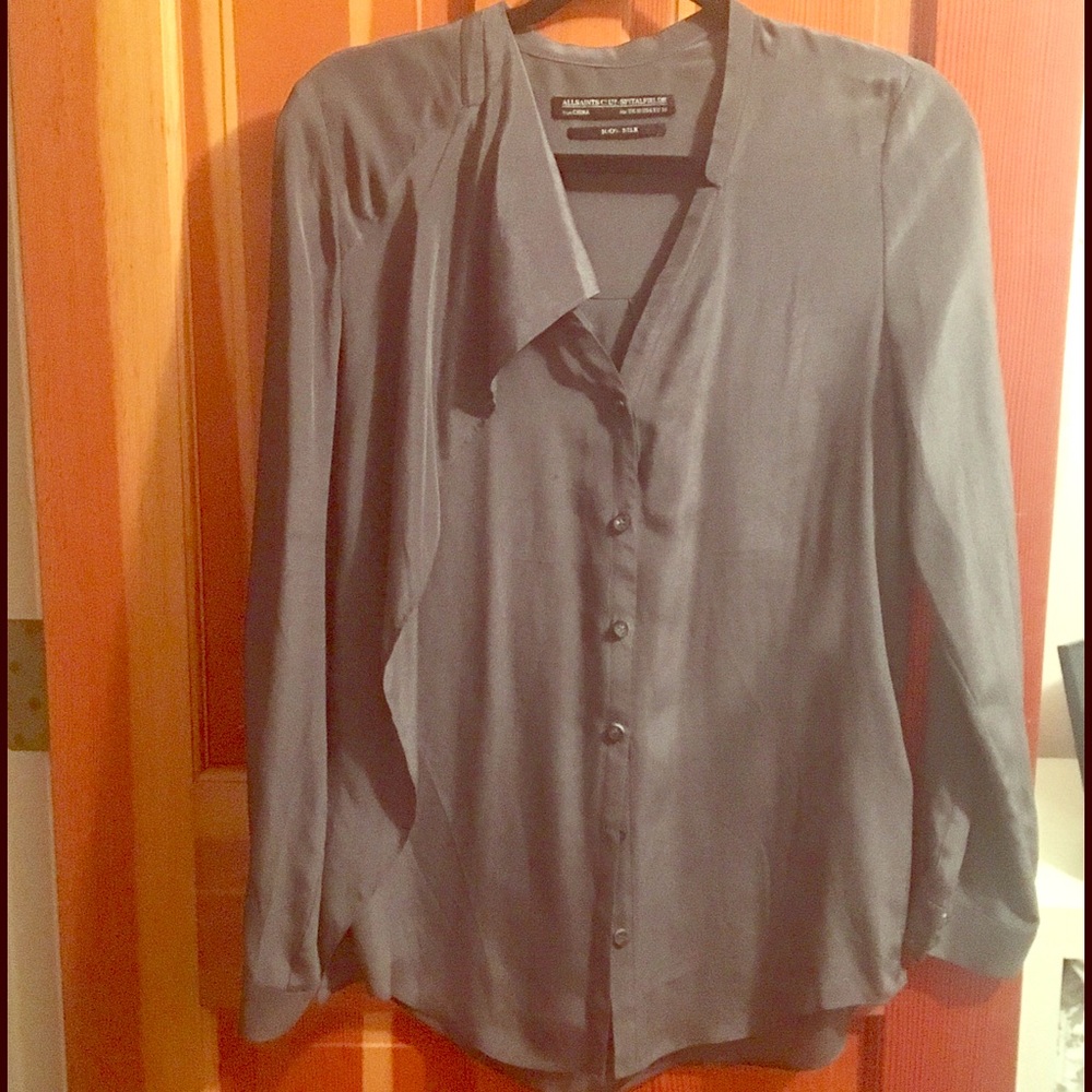 All Saints Silk Top