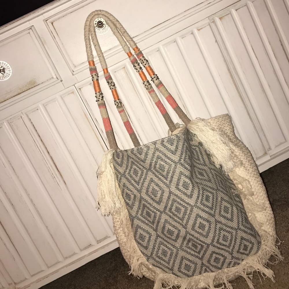 BNWT Merona fringe bag