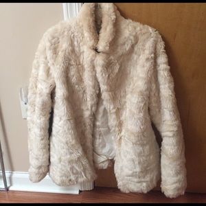 Faux fur jacket