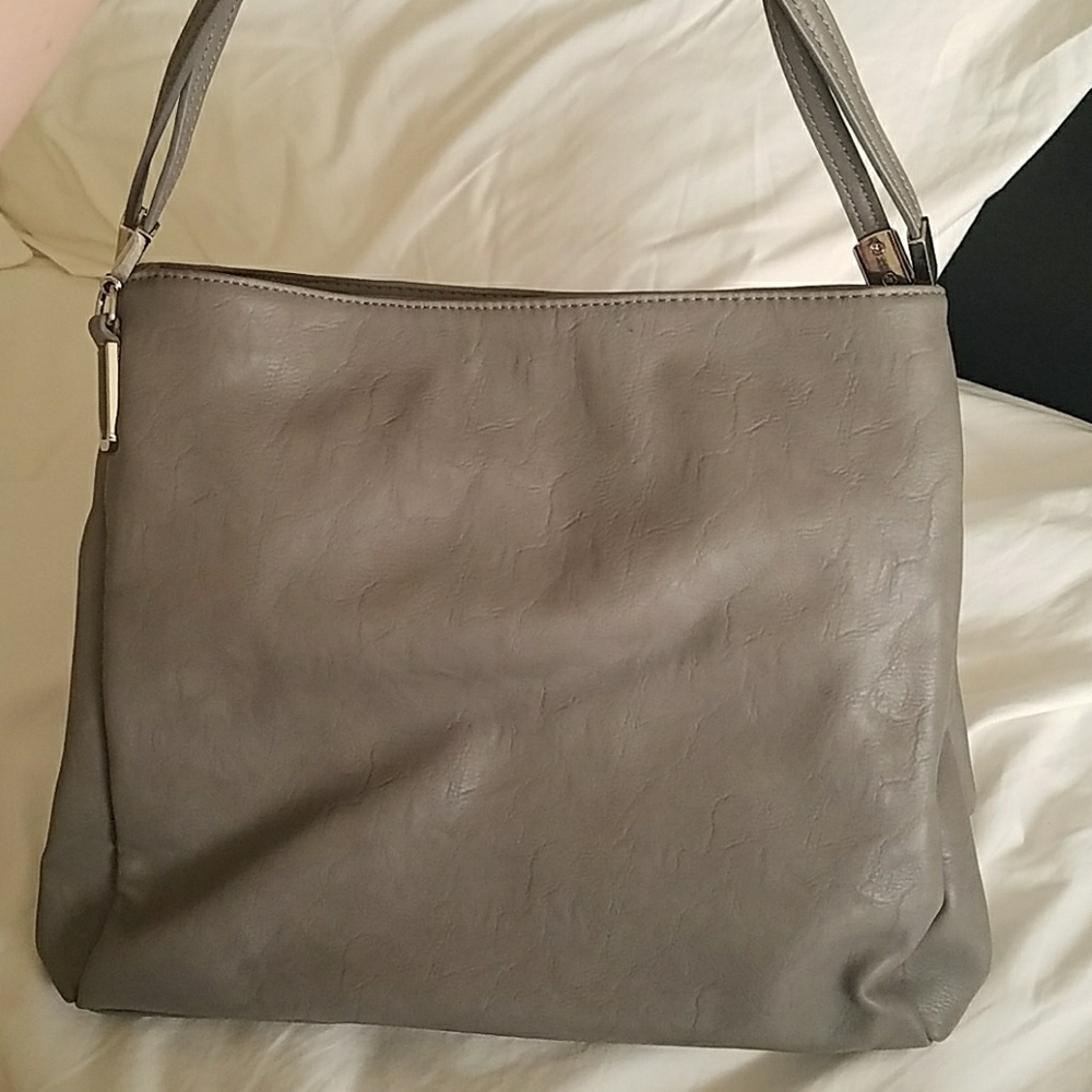 Charming Charlie, Gray Satchel Bag, Larger size
