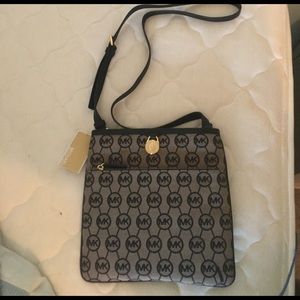 Michael Kors black Kempton crossbody bag