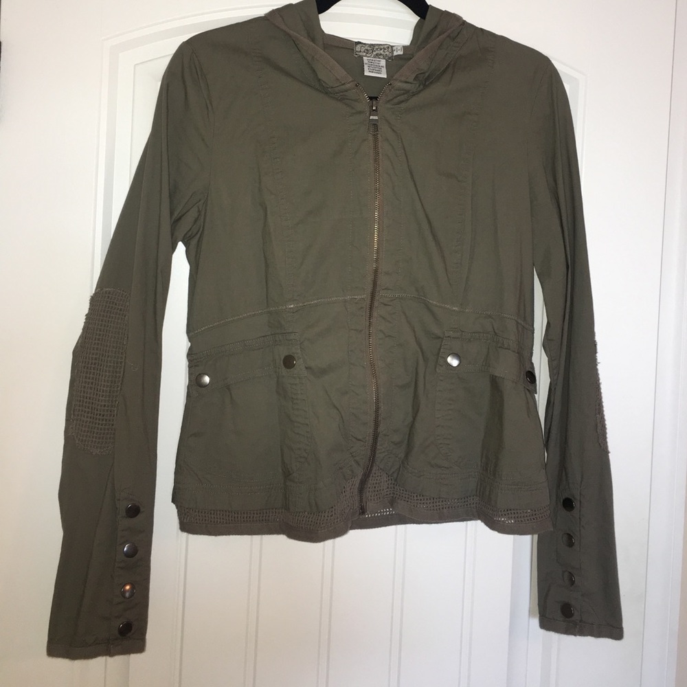 Hunter Green Hooded Jacket