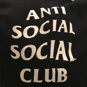 *one day sale*Anti social social club black hoodie