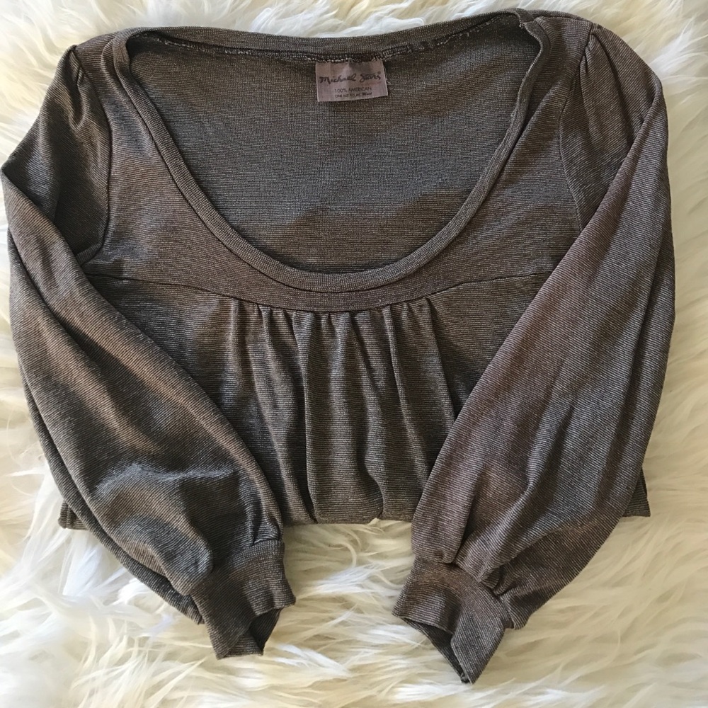 Michael Stars Brown & Gold Top -One Size