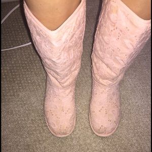 Pink ugg boots