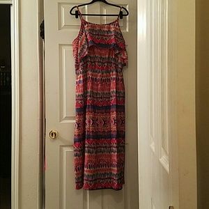Printed Long Dress