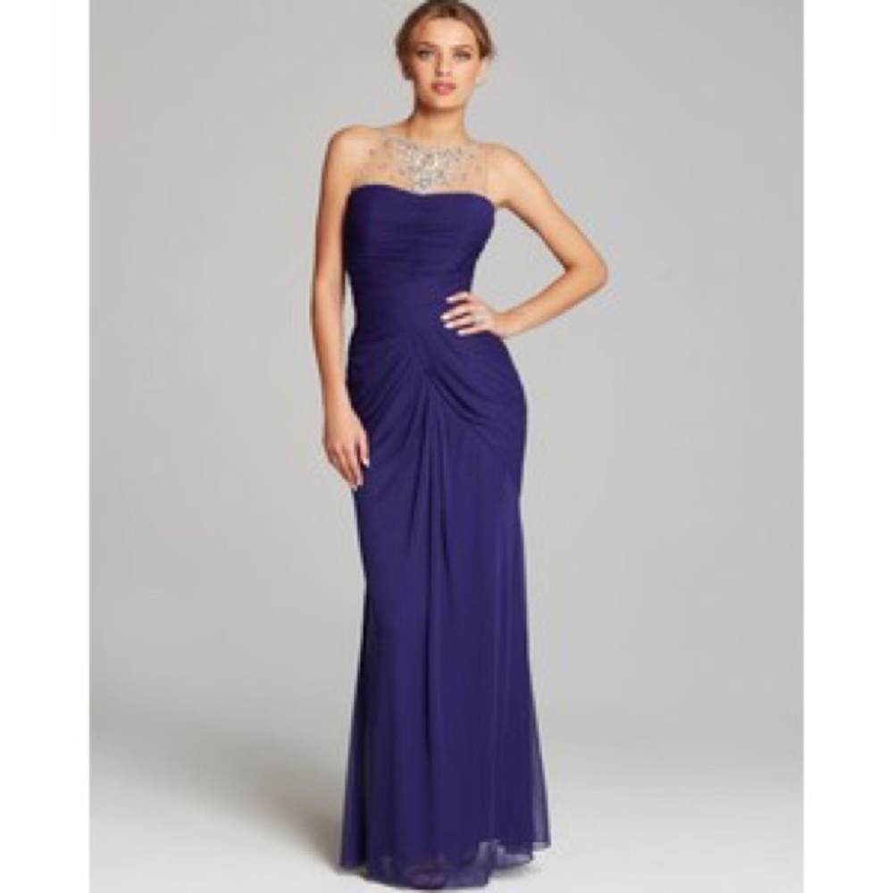 NWT Adrianna Papell  jeweled gown size 10 PROM