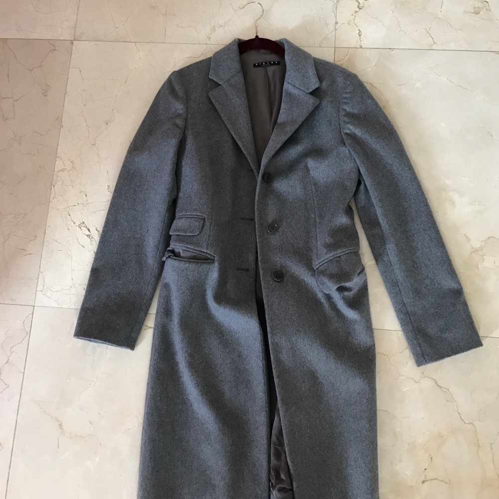 Sisley small grey long jacket
